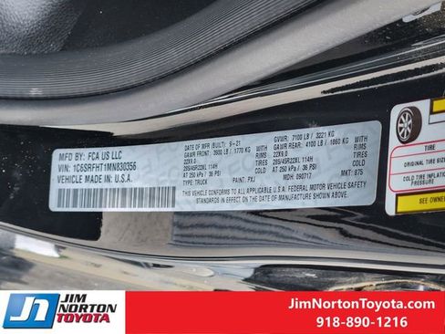 Used 2021 RAM 1500 Limited AWD/4WD image 33