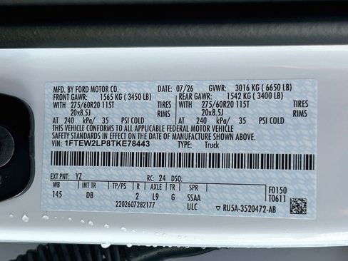 New 2026 Ford F150 STX w/ Equipment Group 200A AWD/4WD image 20