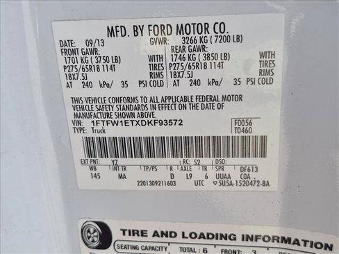 Used 2013 Ford F150 XLT w/ Luxury Equipment Group AWD/4WD image 15