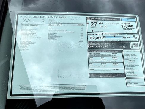 New 2026 Mercedes-Benz E 350 4MATIC Sedan image 14