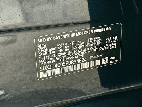 Certified 2023 BMW X5 M50i w/ Climate Comfort Package image 36