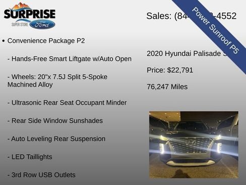 Used 2020 Hyundai Palisade SEL FWD image 14