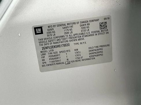 Used 2017 Chevrolet Equinox LS AWD/4WD image 37