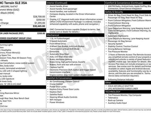 Used 2024 GMC Terrain SLE w/ LPO, Floor Liner Package FWD image 26