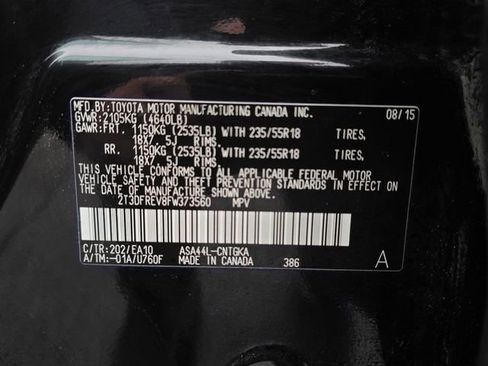 Used 2015 Toyota RAV4 Limited AWD/4WD image 3