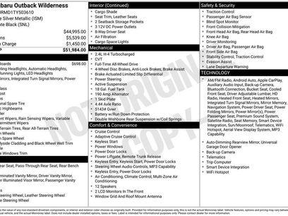 New 2026 Subaru Outback Wilderness