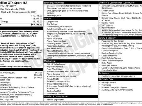 Used 2023 Cadillac XT4 Sport image 15