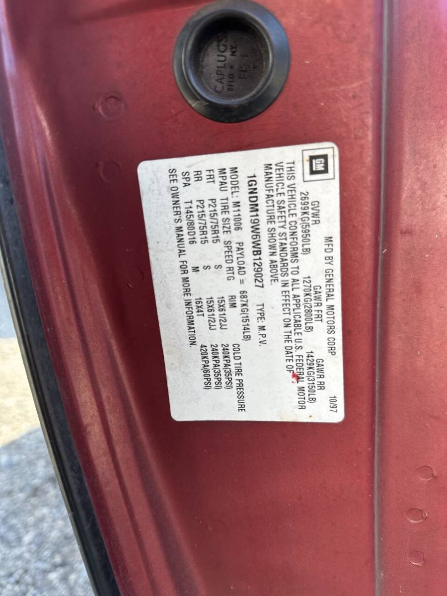 Used 1998 Chevrolet Astro Passenger RWD image 39