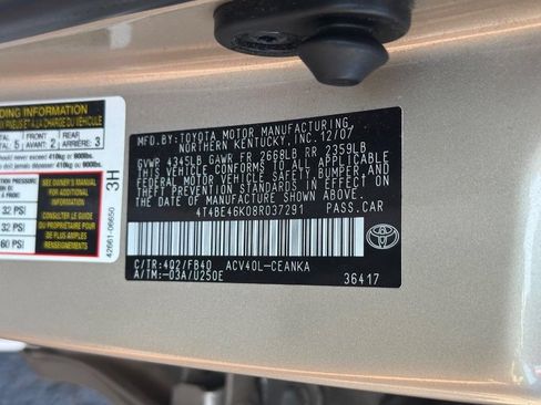 Used 2008 Toyota Camry LE FWD image 28