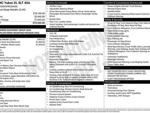 Used 2023 GMC Yukon XL SLT AWD/4WD image 4