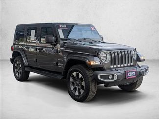 Used 2021 Jeep Wrangler Unlimited Sahara w/ Uconnect 4C Nav & Sound Group AWD/4WD video 3