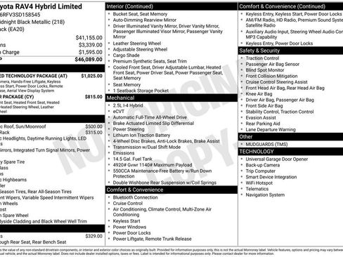 Used 2025 Toyota RAV4 Limited w/ Advanced Technology Package AWD/4WD image 12