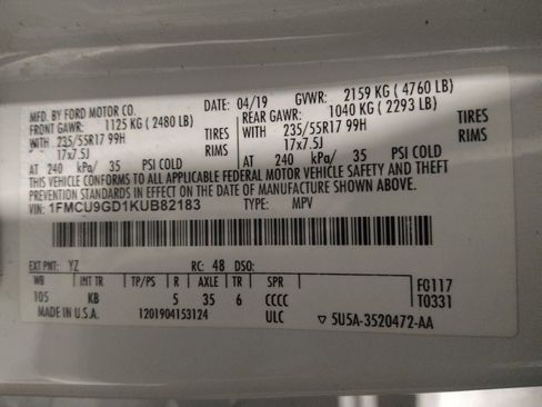 Used 2019 Ford Escape SE image 33