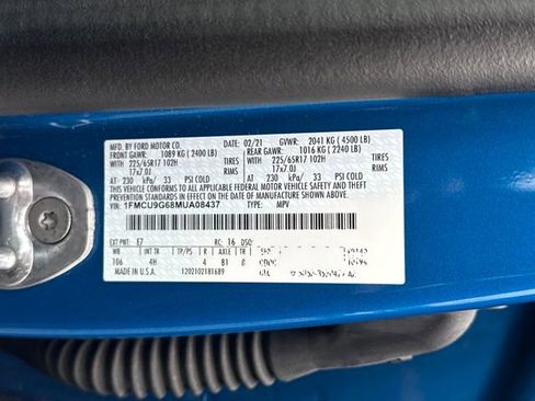 Used 2021 Ford Escape SE w/ Cold Weather Package AWD/4WD image 11