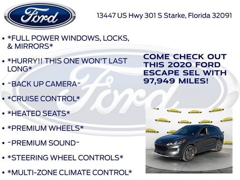 Used 2020 Ford Escape SEL image 10