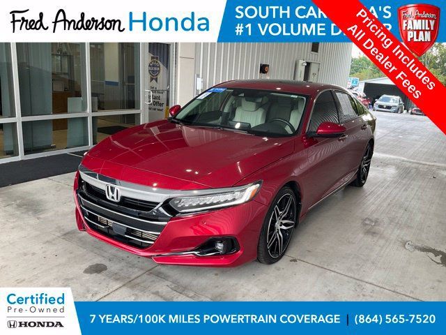 Certified 2021 Honda Accord Touring image 1