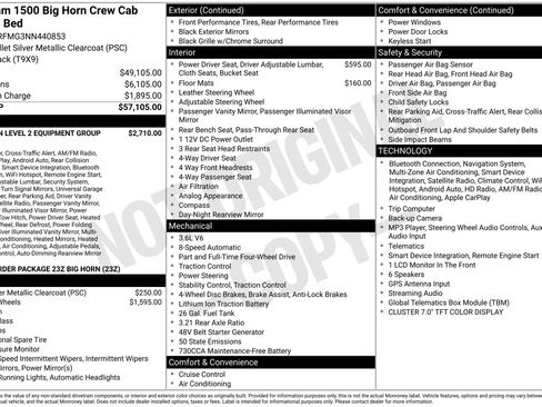 Used 2022 RAM 1500 Big Horn AWD/4WD image 2