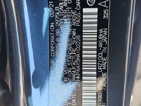 Used 2021 Lexus LC 500 Convertible w/ Touring Package image 20