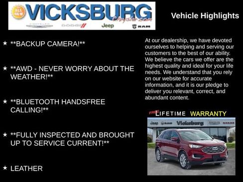 Used 2019 Ford Edge Titanium w/ Cold Weather Package image 7