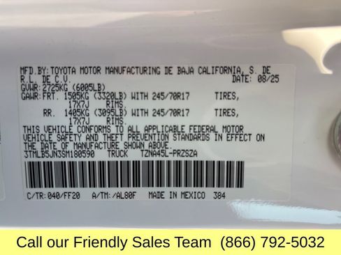 New 2025 Toyota Tacoma SR5 image 24