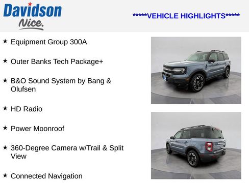 Certified 2025 Ford Bronco Sport Outer Banks w/ Outer Banks Tech Package+ image 4