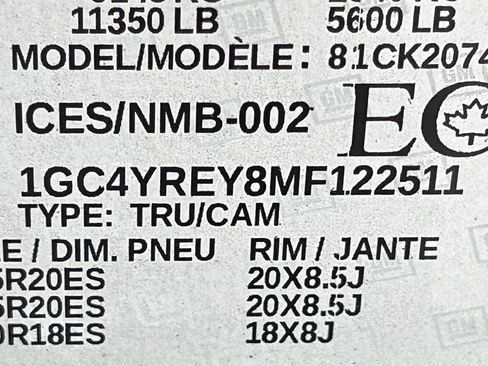 Used 2021 Chevrolet Silverado 2500 High Country w/ Z71 Off-Road Package image 95