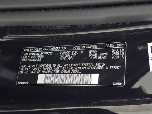 Used 2022 Volvo V90 B6 Cross Country w/ Advanced Package image 34