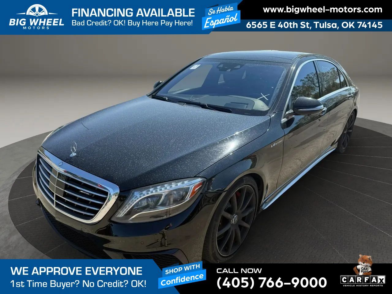 Used 2016 Mercedes-Benz S 63 AMG 4MATIC Sedan w/ Rear Seat Package image 1