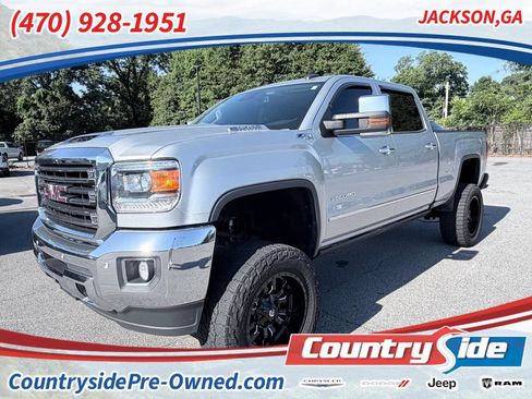 Used 2018 GMC Sierra 2500 SLT w/ Driver Alert Package AWD/4WD image 1