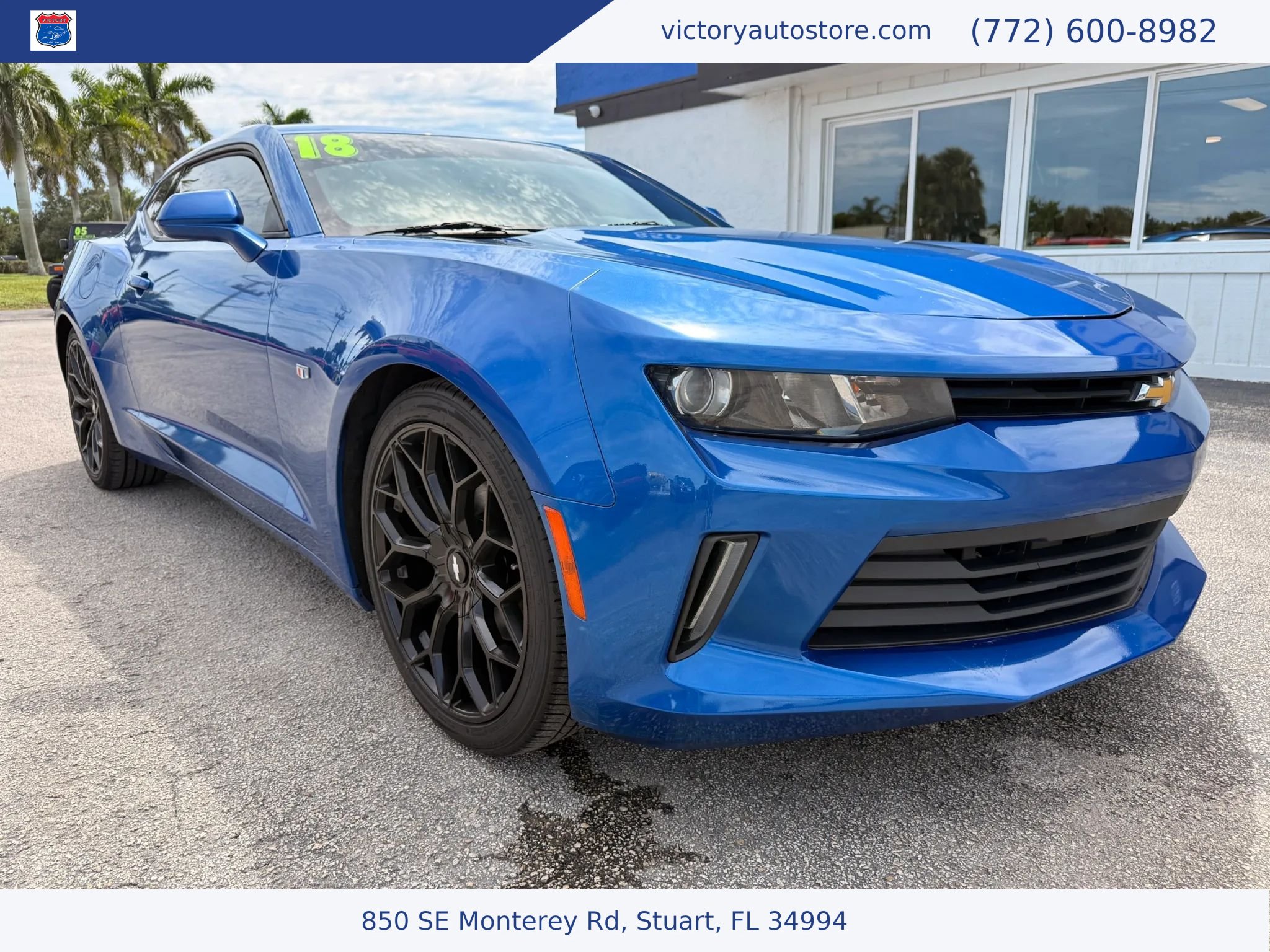 Used 2018 Chevrolet Camaro LT RWD image 1