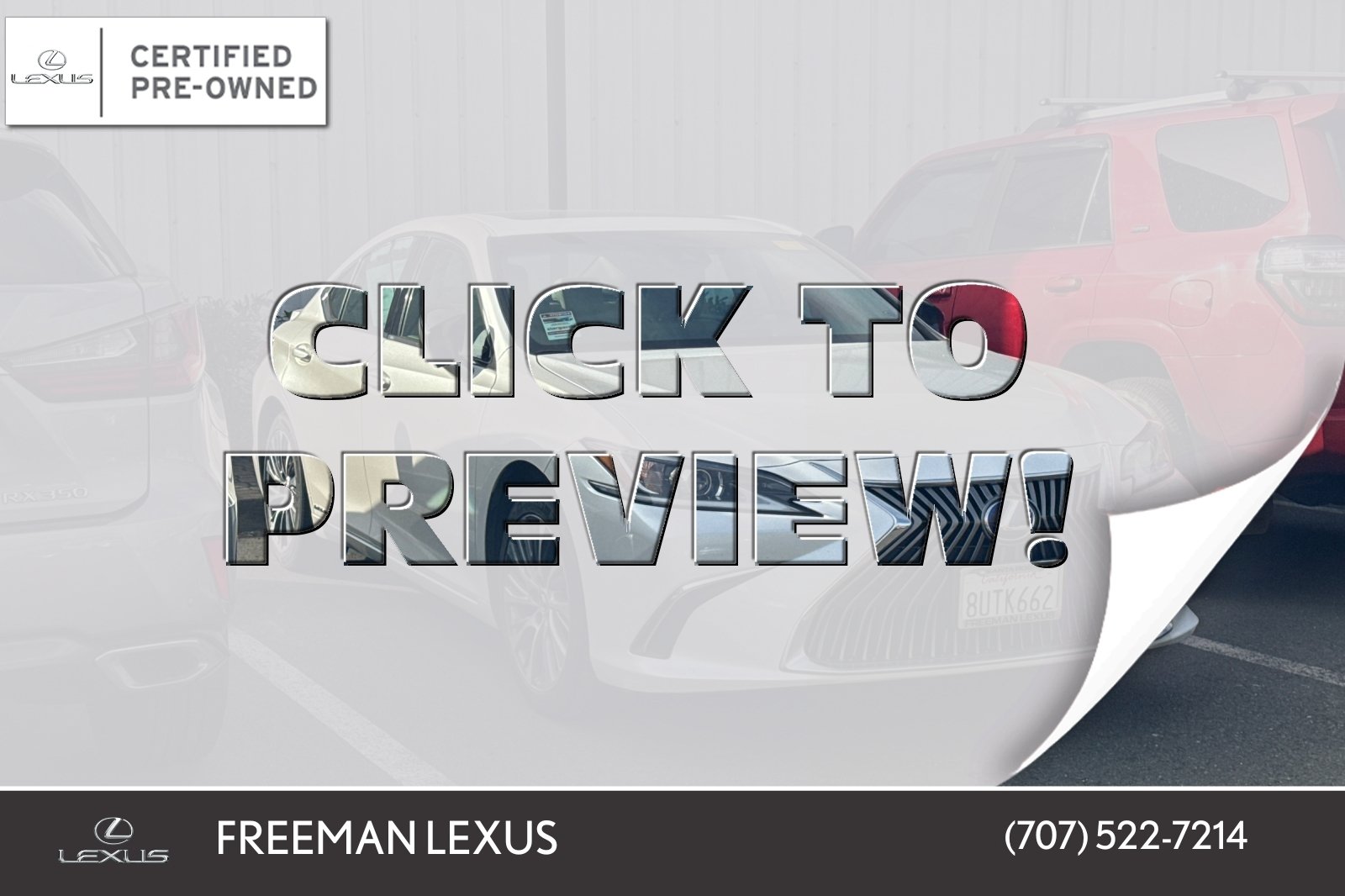 Used 2021 Lexus ES 300h w/ Premium Package FWD image 1