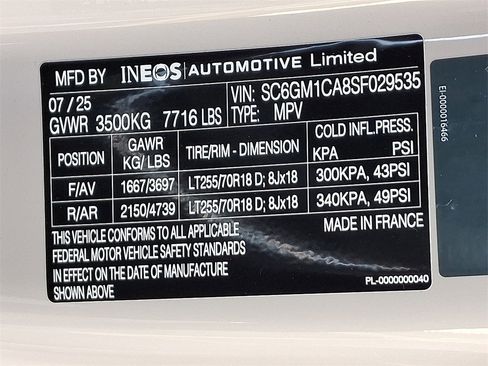 New 2025 INEOS Grenadier Fieldmaster Edition image 10