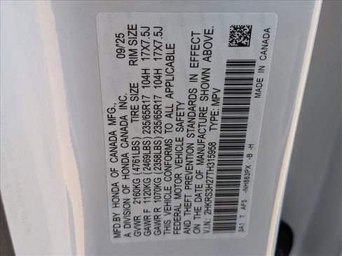 New 2026 Honda CR-V LX image 17