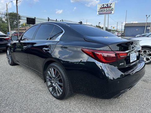 Used 2019 INFINITI Q50 Red Sport 400 w/ Sensory Package image 7