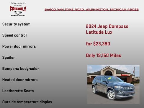 Used 2024 Jeep Compass Latitude AWD/4WD image 25