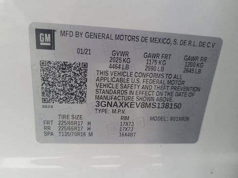 Used 2021 Chevrolet Equinox LT FWD image 33