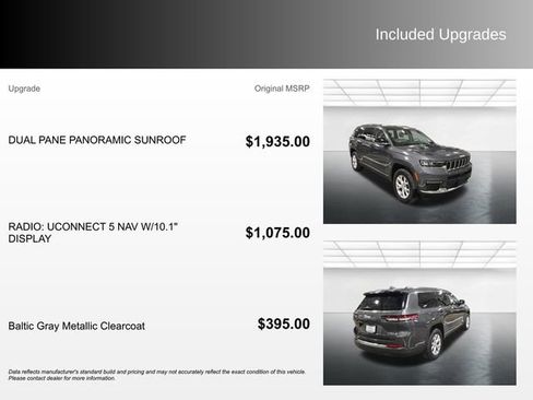 Used 2022 Jeep Grand Cherokee L Limited AWD/4WD image 4