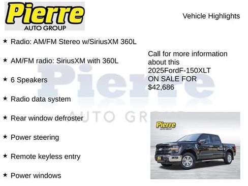 Used 2025 Ford F150 XLT w/ Equipment Group 301A Standard AWD/4WD image 7