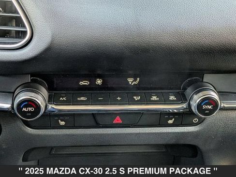 Certified 2025 MAZDA CX-30 AWD 2.5 S w/ Premium Package image 27