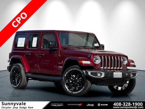 Used 2021 Jeep Wrangler Unlimited Sahara w/ Cold Weather Group image 1