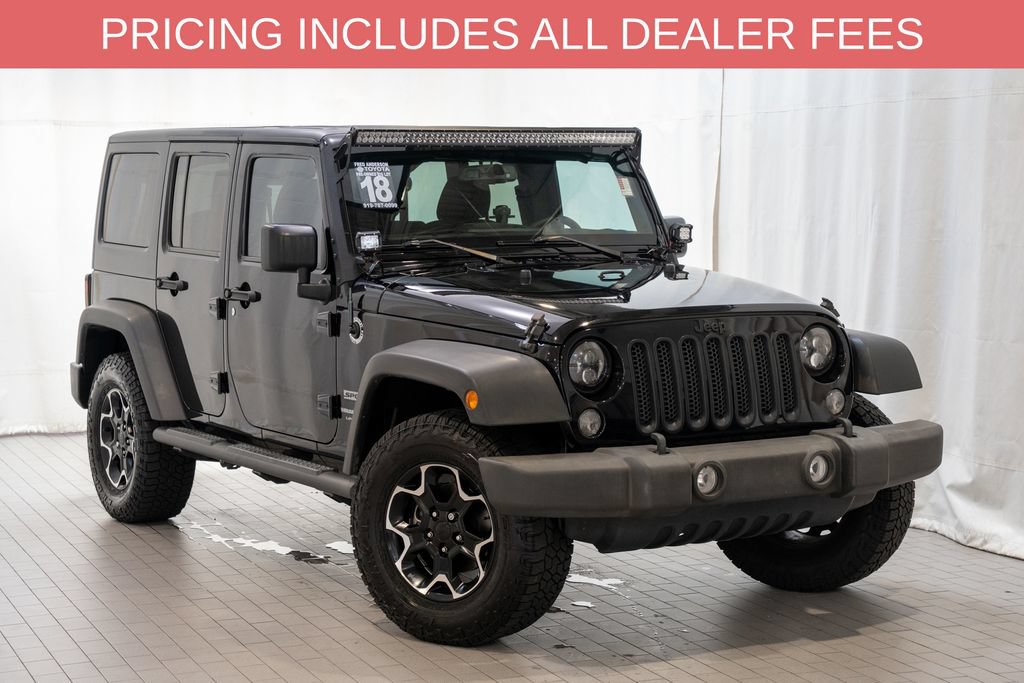 Used 2018 Jeep Wrangler Unlimited Sport S AWD/4WD image 1