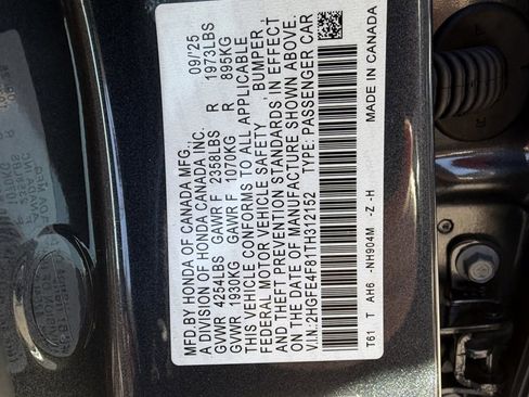 New 2026 Honda Civic Sport image 24