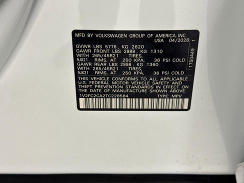 New 2026 Volkswagen Atlas Cross Sport SEL Premium R-Line AWD/4WD image 28