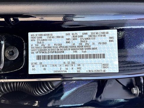 New 2025 Ford F150 XLT w/ Equipment Group 302A MID image 13