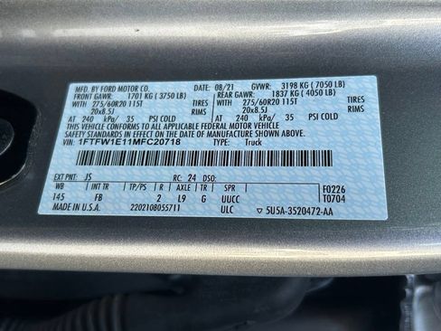 Used 2021 Ford F150 XLT w/ Equipment Group 302A High AWD/4WD image 43