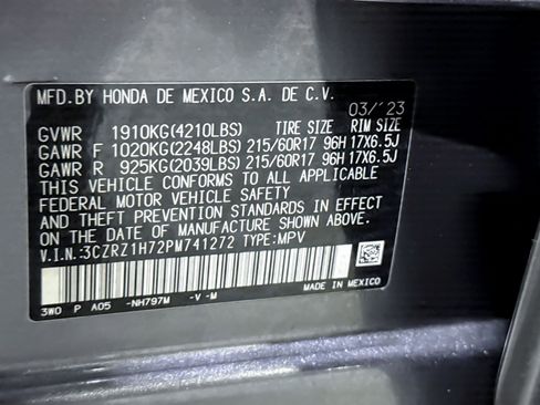 Used 2023 Honda HR-V EX-L image 22