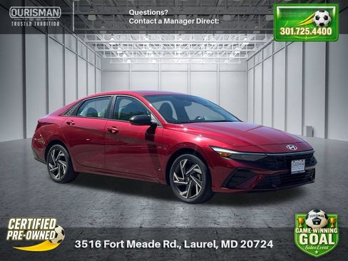 Certified 2025 Hyundai Elantra Sport FWD image 1