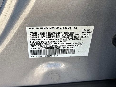 Used 2017 Honda Pilot EX image 6