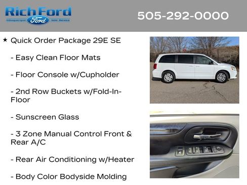 Used 2016 Dodge Grand Caravan SE w/ Quick Order Package 29E SE image 11