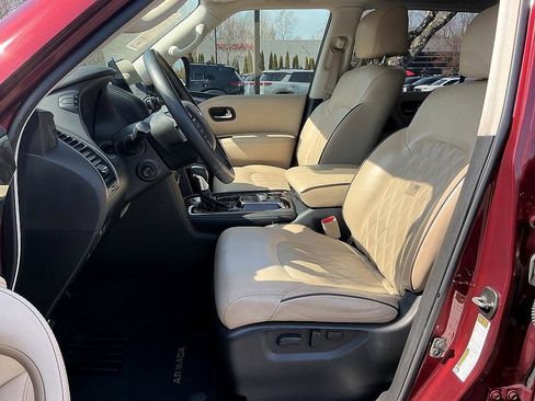Certified 2021 Nissan Armada Platinum w/ Captain's Chairs Package image 12